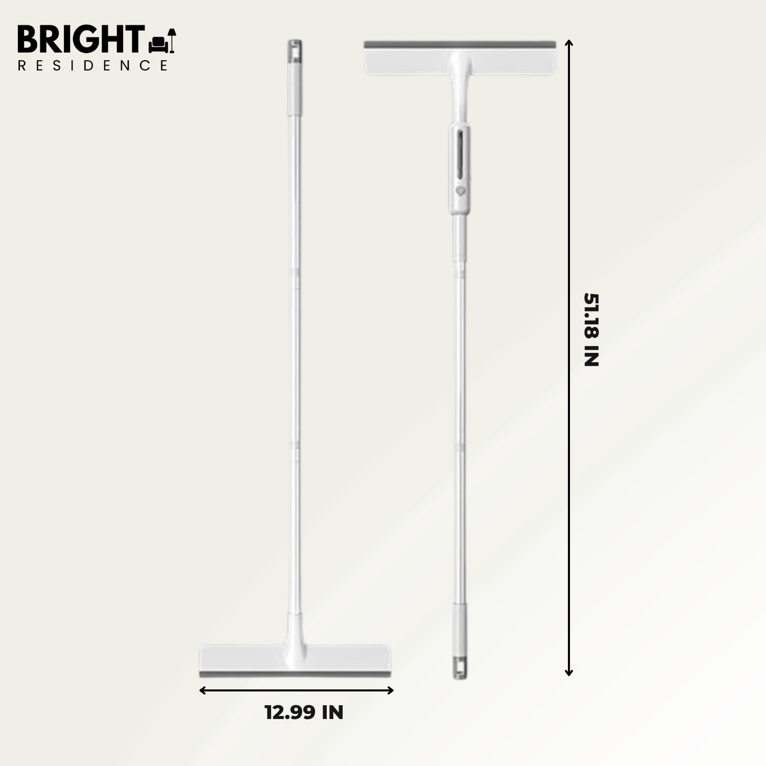Window Squeegee | Reaches Up To 51 In | Built-In Sprayer | Crest