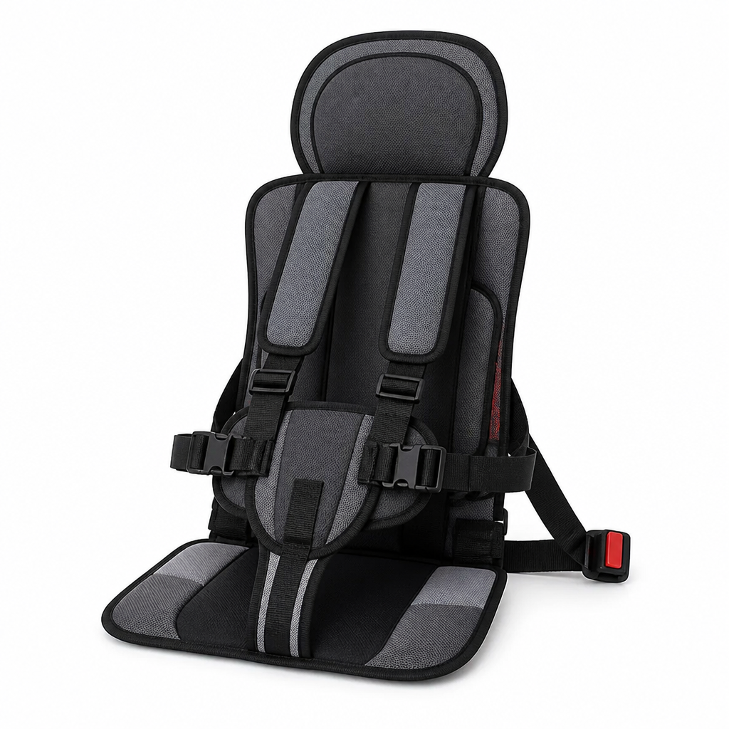 Five-Point Harness Foldable Child Travel Seat (Removable & Washable Cover)