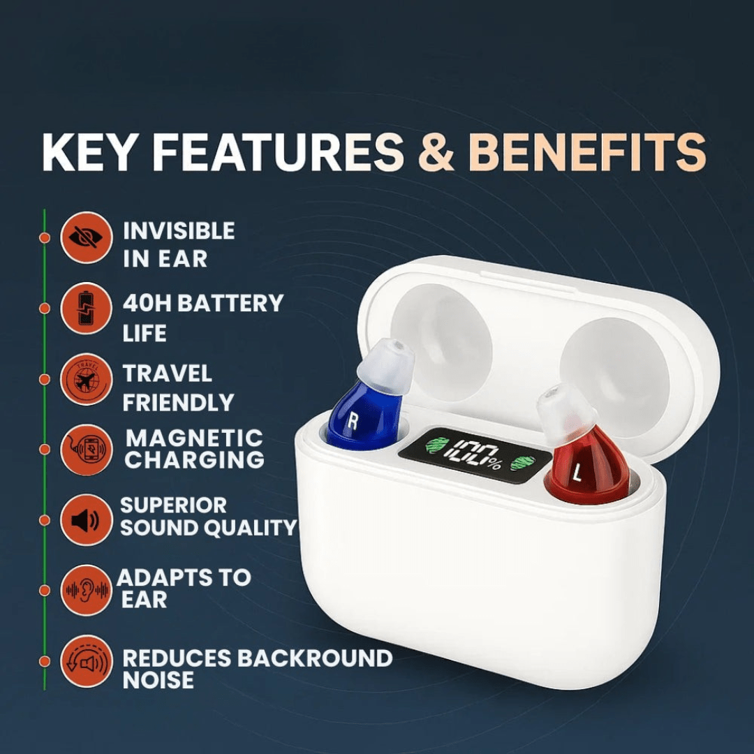 Hearing Aids | Rechargeable Up to 3 Days | Discreet In-Ear | Mirth