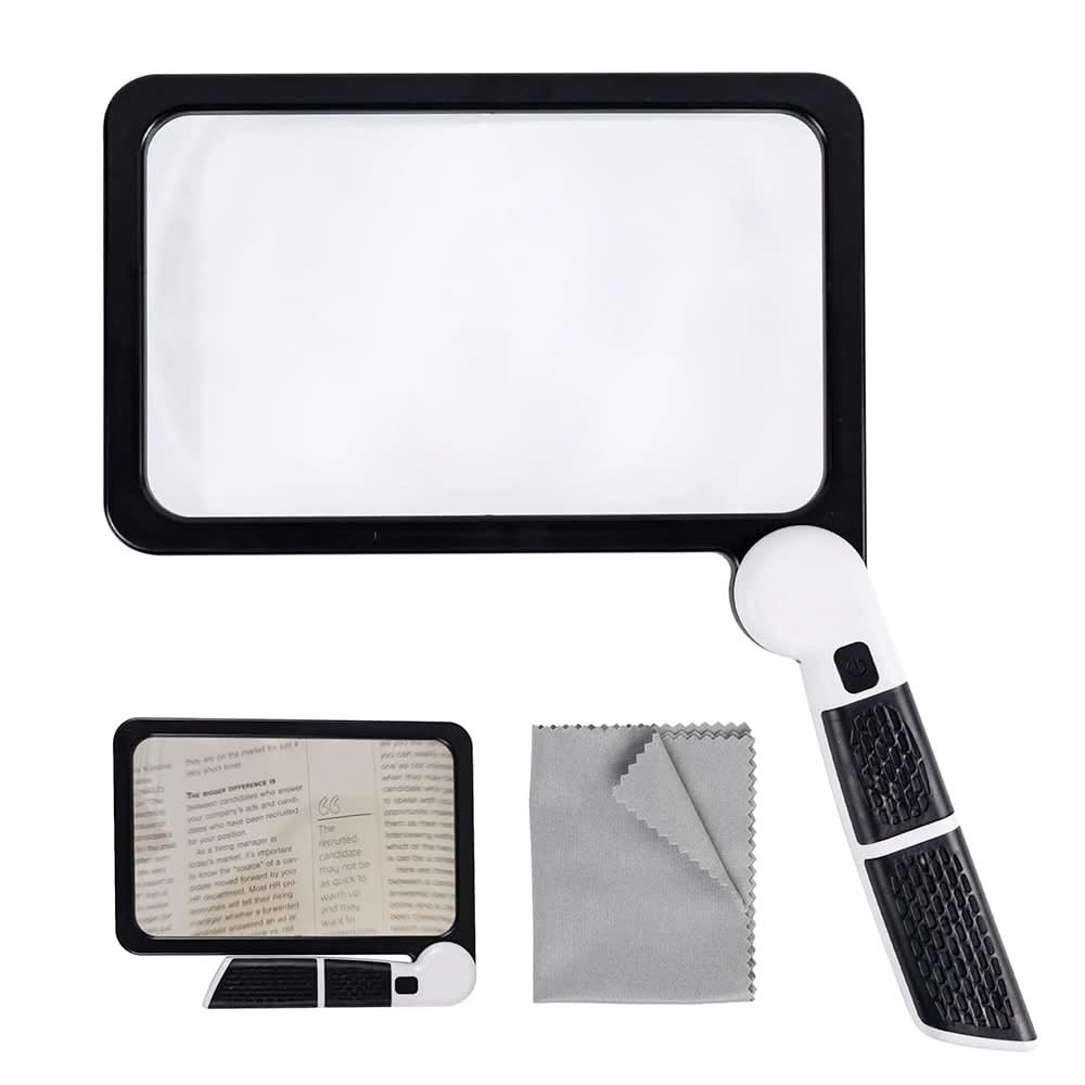Magnifying Glass | 5x Optical Zoom | 48 Dimmable LEDs | Lumen