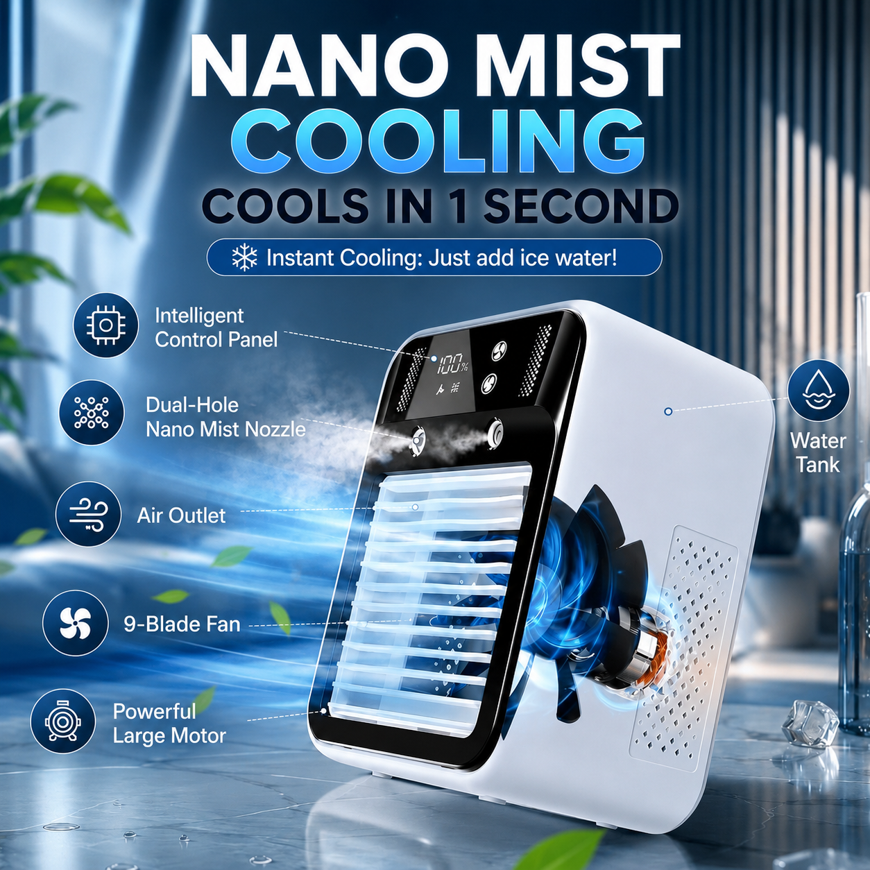 Breeze Mobile Air Cooler Fan