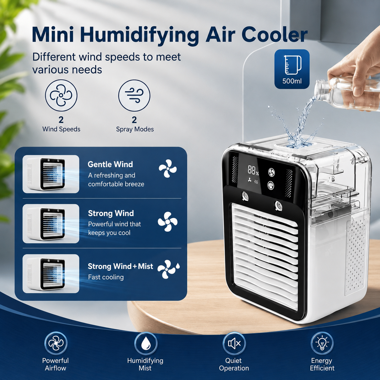 Breeze Mobile Air Cooler Fan