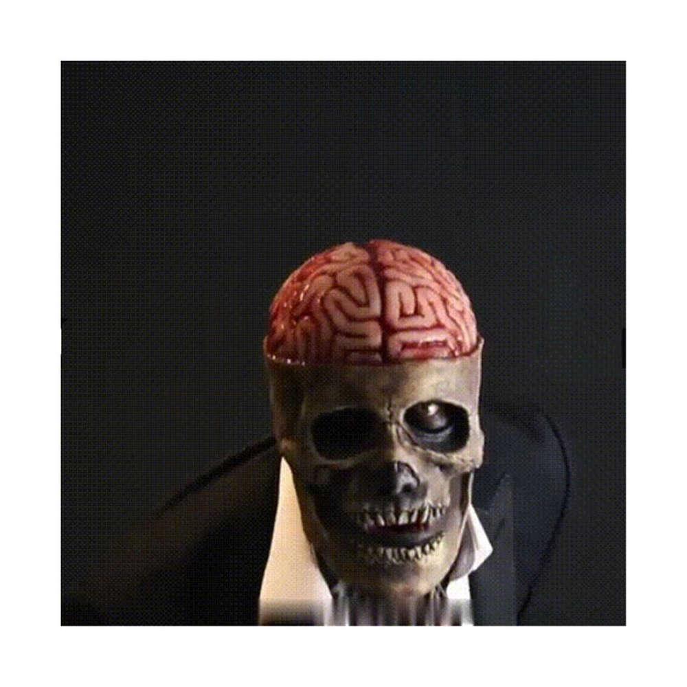 Skull Mask | Moving Jaw | Stretch Latex Full Head Coverage | Tempo