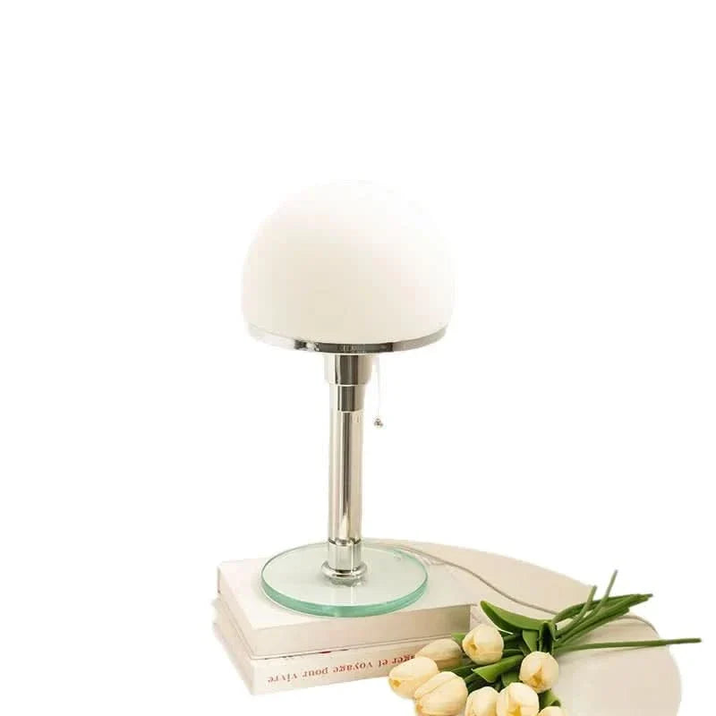 Table Lamp | Antique Glass Shade | Warm Ambient Glow | Indigo