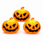 Flameless Flickering LED Jack-O'-Lantern Lights (Battery-Operated)
