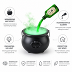 Floating Bottle & Mist Diffuser Witch Cauldron (Tabletop)