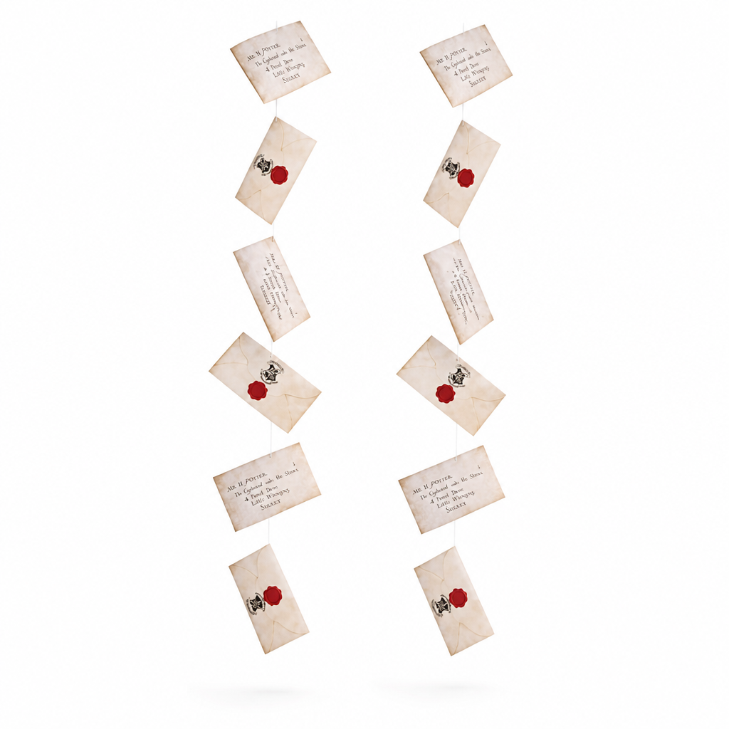 Floating Magic Envelope Garland (20 Pieces)