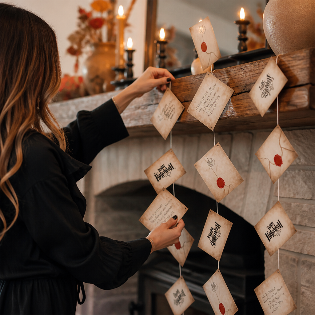 Floating Magic Envelope Garland (20 Pieces)