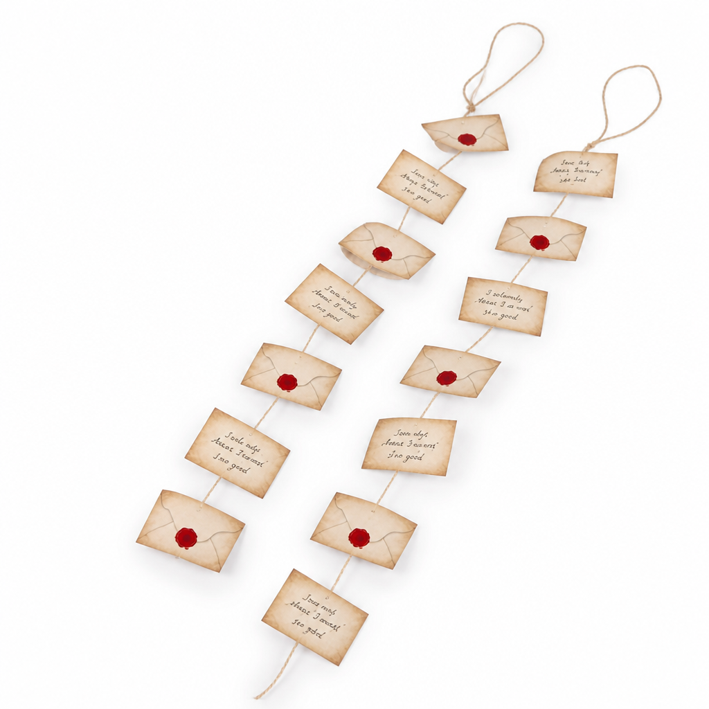 Floating Magic Envelope Garland (20 Pieces)
