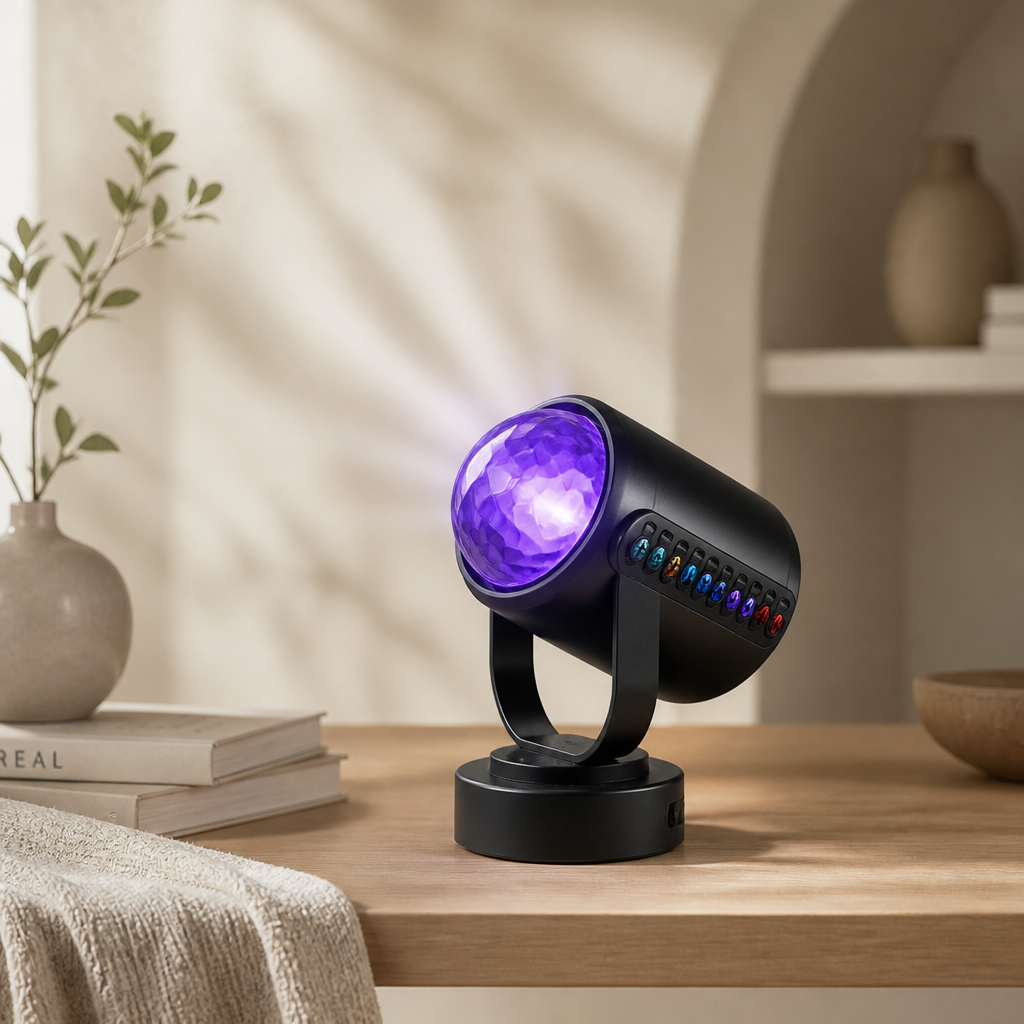 Halloween 10-Pattern Ambient LED Projection Night Light