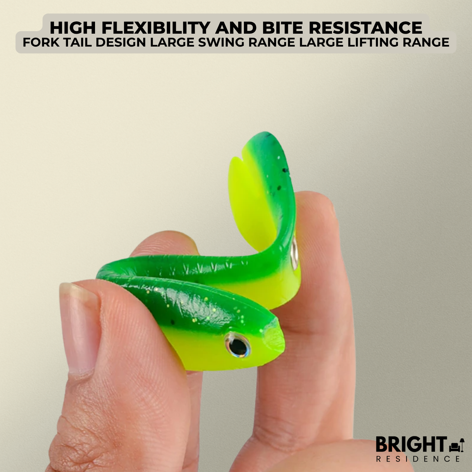 Fishing Lures | Lifelike Paddle Tail | Fresh & Saltwater | Coral