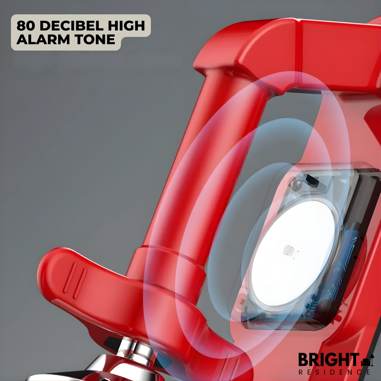 Door Stop Alarm | 80 dB Siren | No Tools or Drilling Needed | Falcon