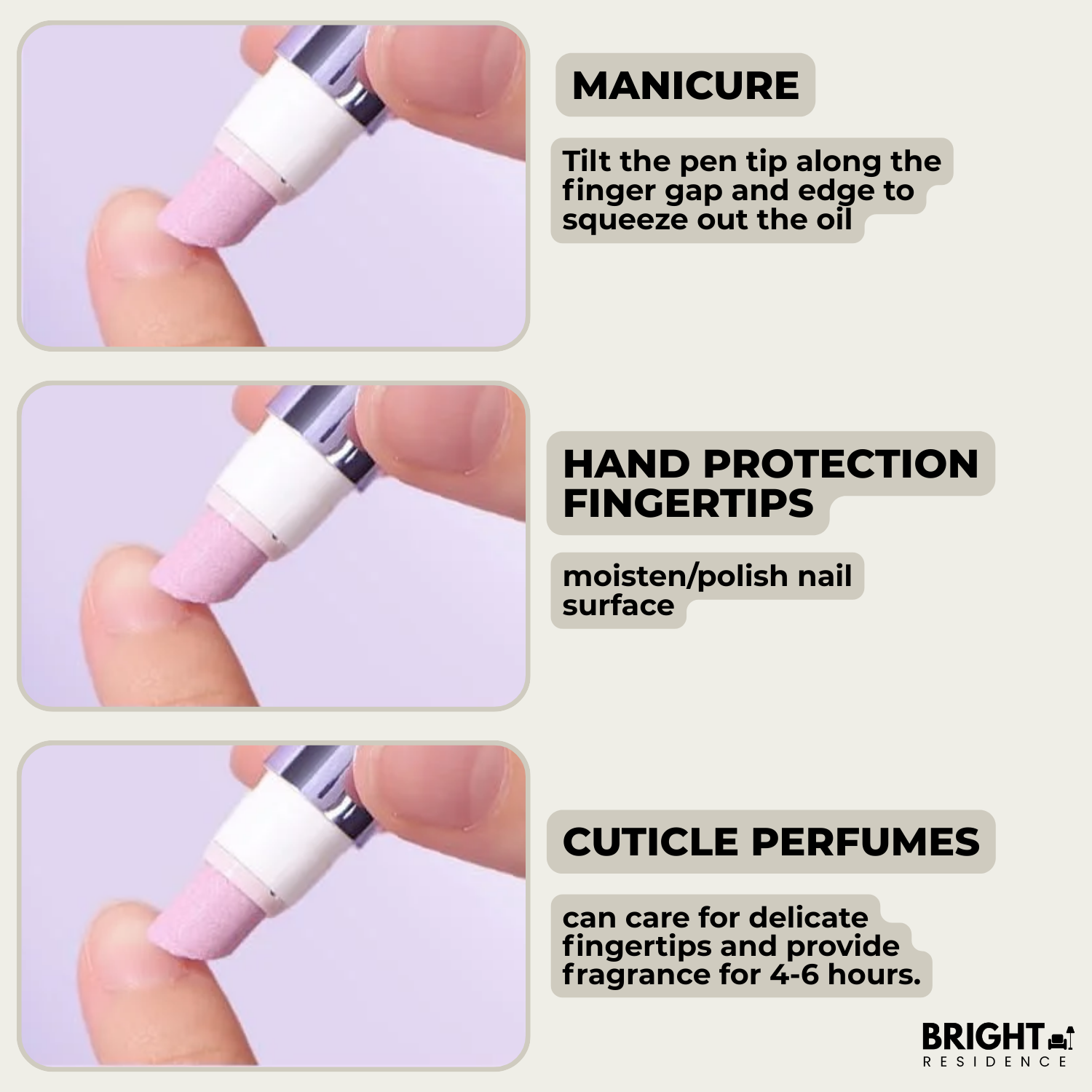 Nail Care Pen | Camellia And Jojoba Oil | Twist Tip | Bramley