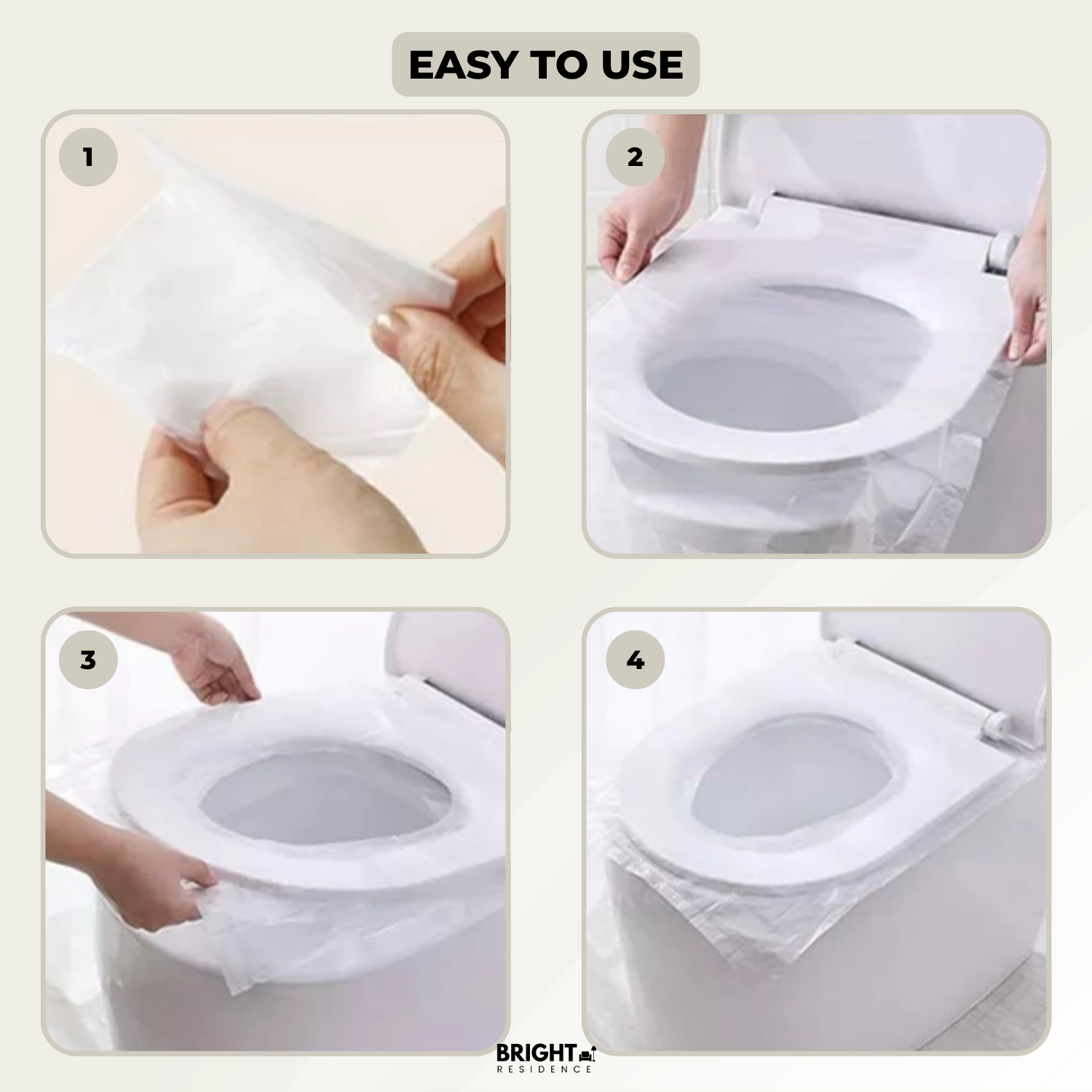 Toilet Seat Covers | Individually Wrapped | Universal Fit | Cygnet