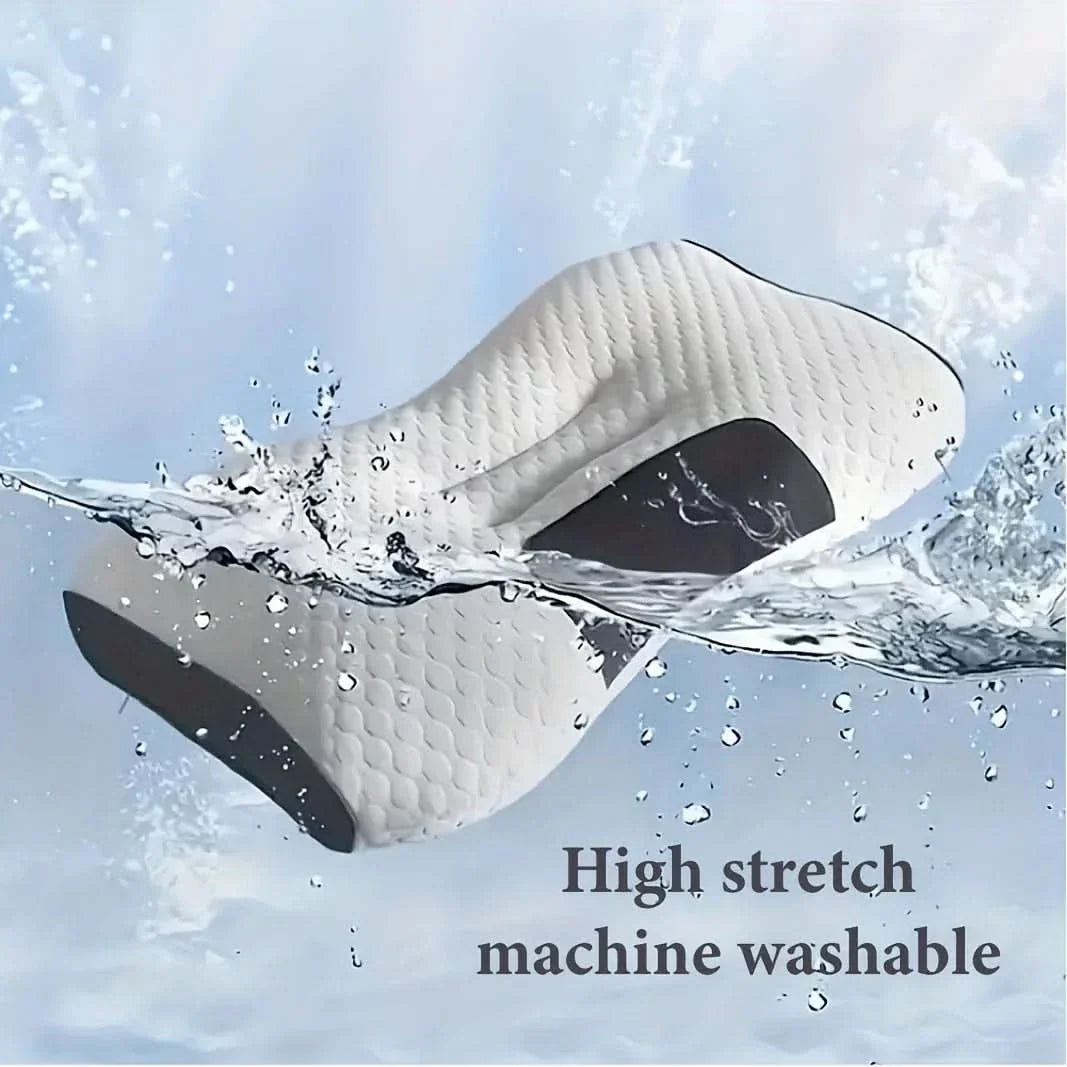 Neck Pillow | Adjustable Foam Support | Machine-Washable Cover | Glen