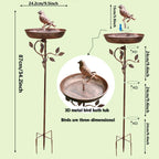 Garden Bird Bath | Decorative Bowl | Sturdy Stake | GardenShine