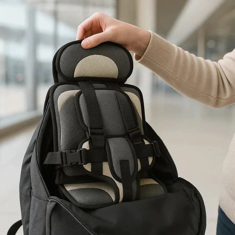Child Seat | Foldable Travel Seat for On the Go | Quick Setup with Harness System | GoSeat