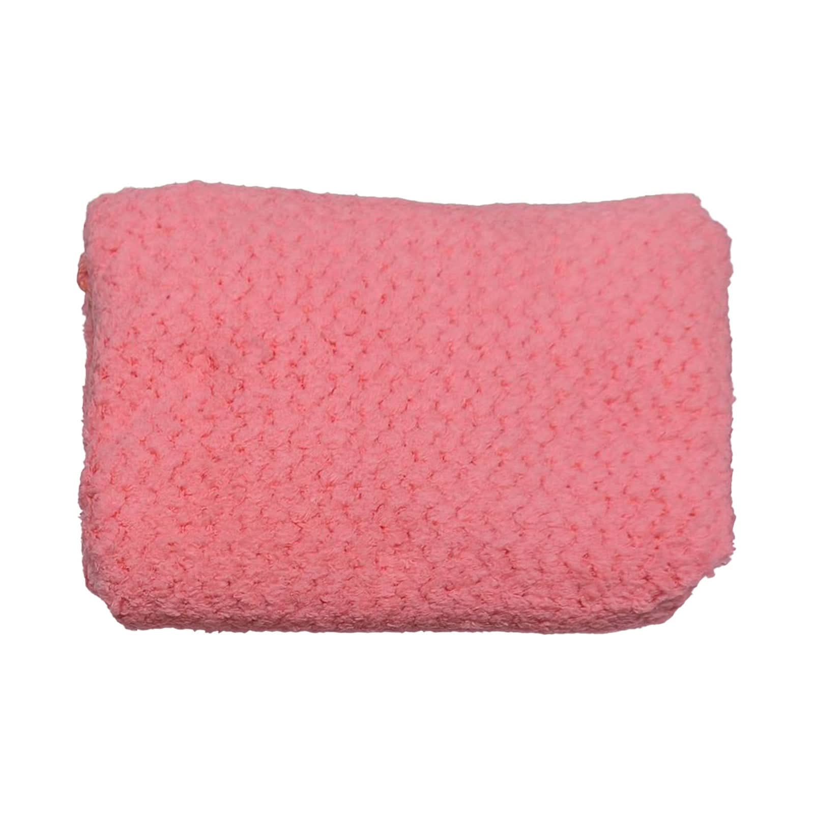 Hair Towel Wrap | Quick-Dry Coral Velvet | Button Loop Closure | Foxglove
