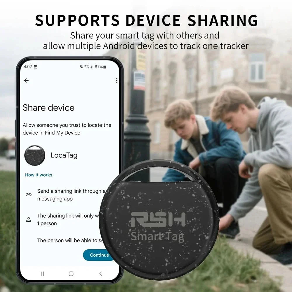 Bluetooth Tracker | Works With Google Find Hub | 5-Pack | Merlin