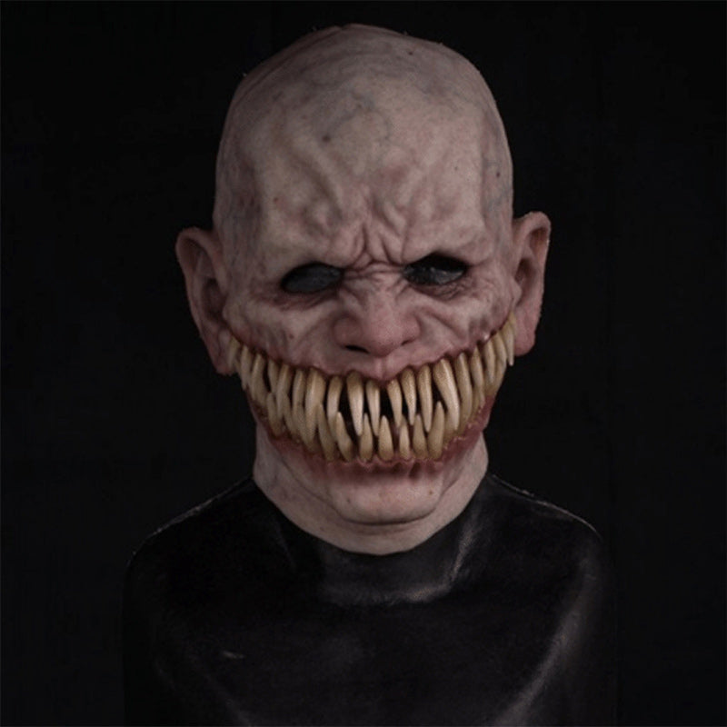 Halloween Mask | Full Face Natural Latex | Fits Heads Up to 24 in | Slate
