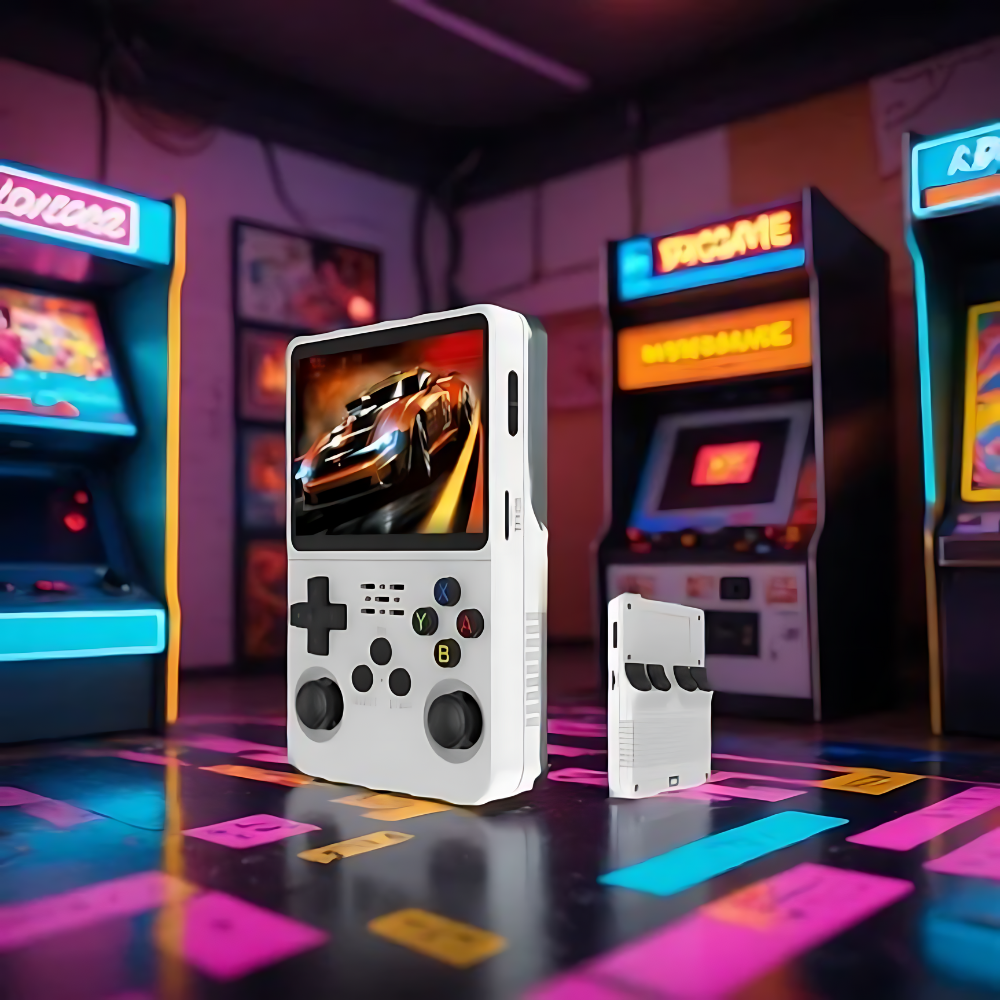 Handheld Game Console | 10,000 Built-In Games | 64GB Storage | Gusto