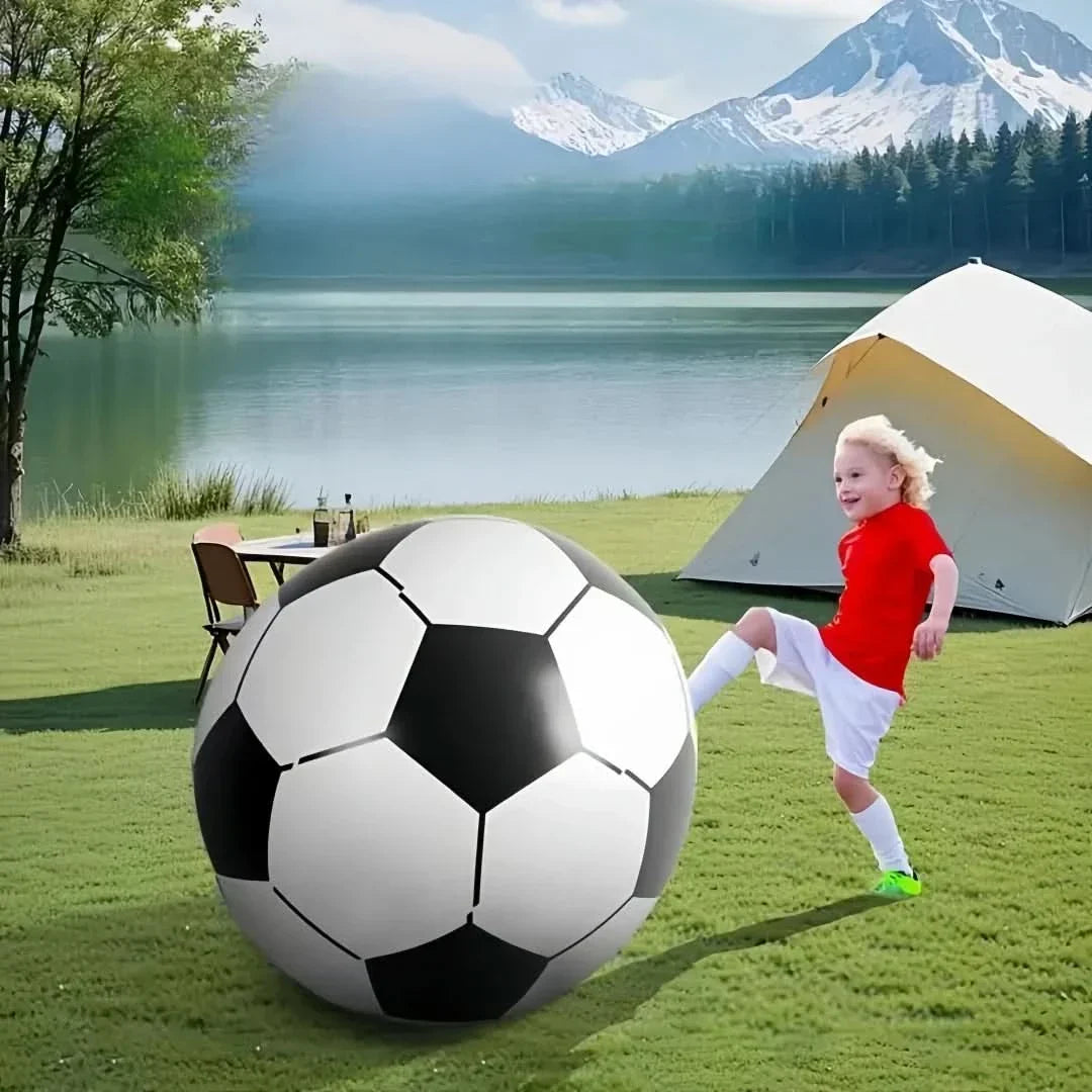Inflatable Soccer Ball | Five Sizes | Durable PVC Outdoor Play | Rally