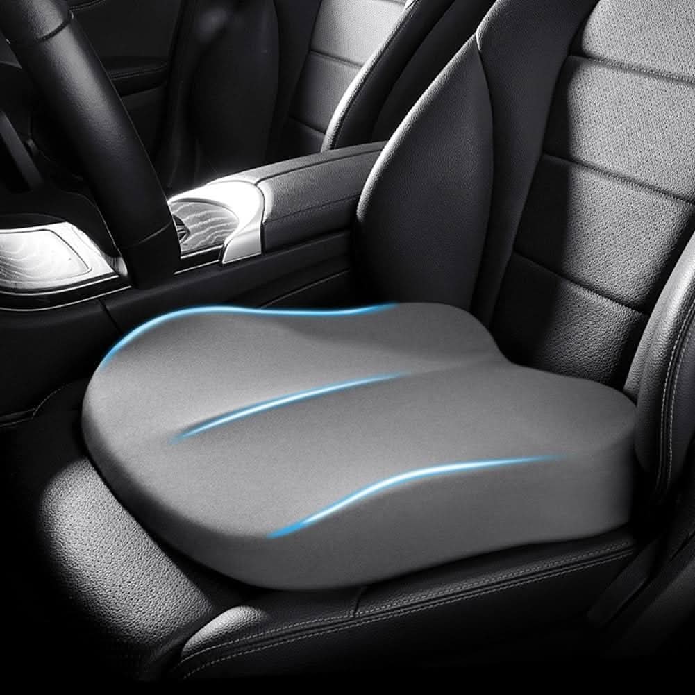 Car Seat Cushion | Memory Foam Comfort | Non-Slip Base | Glade