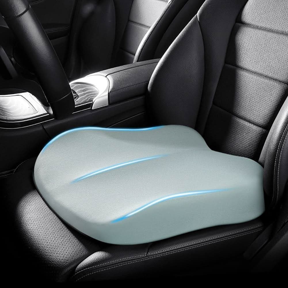 Car Seat Cushion | Memory Foam Comfort | Non-Slip Base | Glade