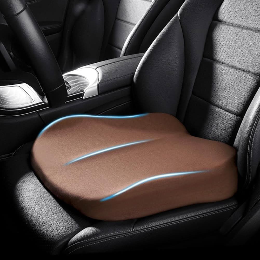 Car Seat Cushion | Memory Foam Comfort | Non-Slip Base | Glade