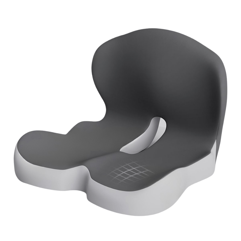 Seat Cushion | Ergonomic Memory Foam Seat Cushion | Pressure-Relieving & Non-Slip | ErgoComfort