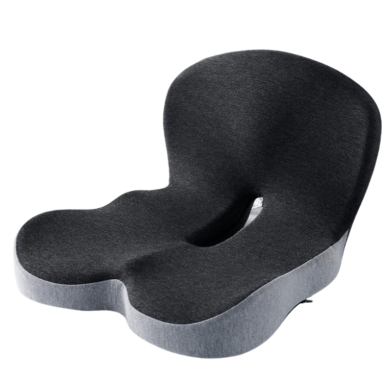 Seat Cushion | Ergonomic Memory Foam Seat Cushion | Pressure-Relieving & Non-Slip | ErgoComfort