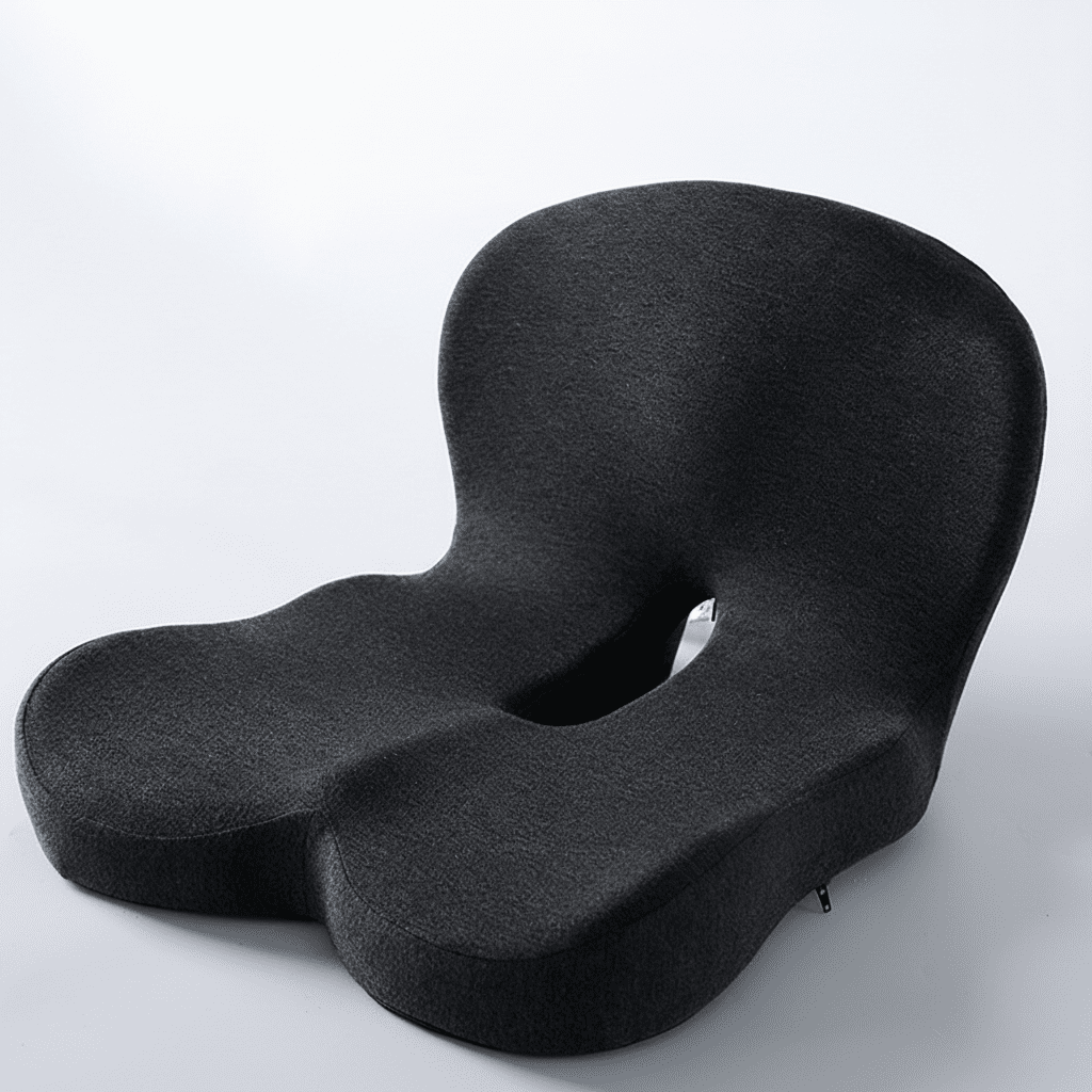 Seat Cushion | Ergonomic Memory Foam Seat Cushion | Pressure-Relieving & Non-Slip | ErgoComfort