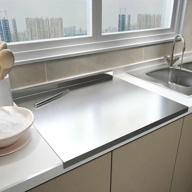 Cutting Board | Stainless Steel | Juice Edge & Non-Slip Feet | Pike