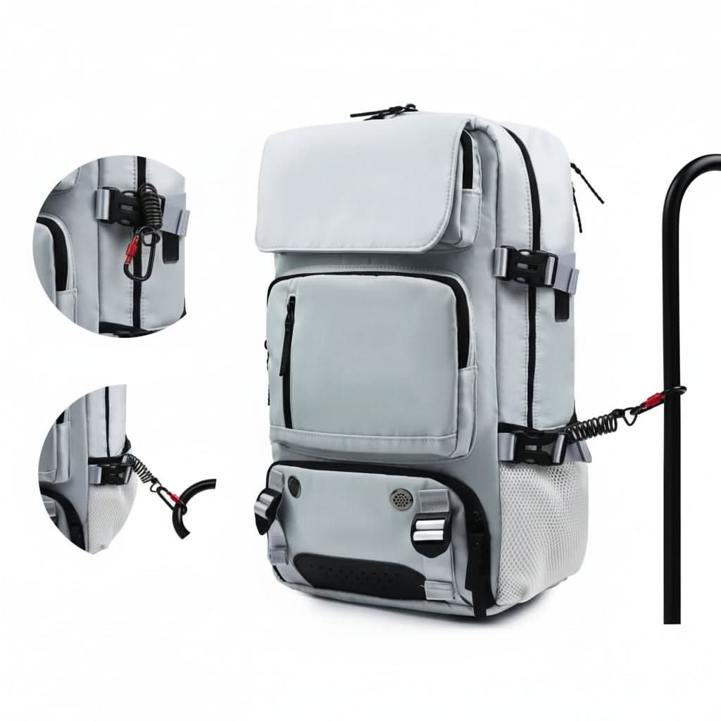 Travel Backpack | Water-Resistant | USB Charging Port | Fleet