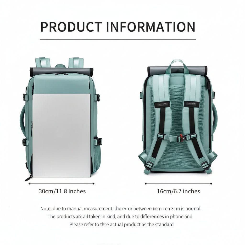 Travel Backpack | Water-Resistant | USB Charging Port | Fleet