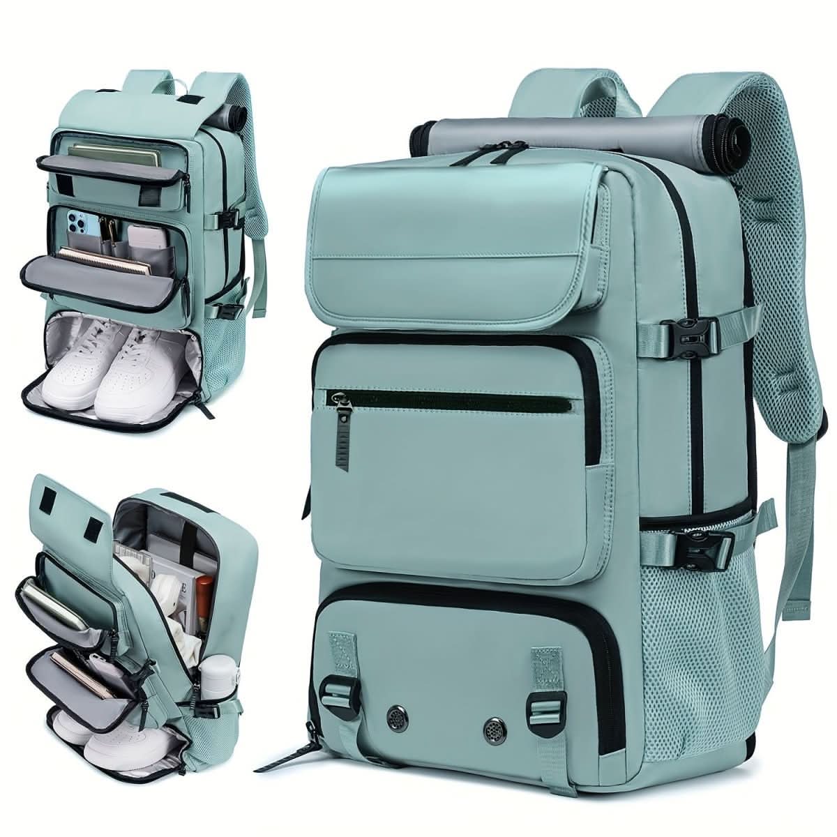 Travel Backpack | Water-Resistant | USB Charging Port | Fleet