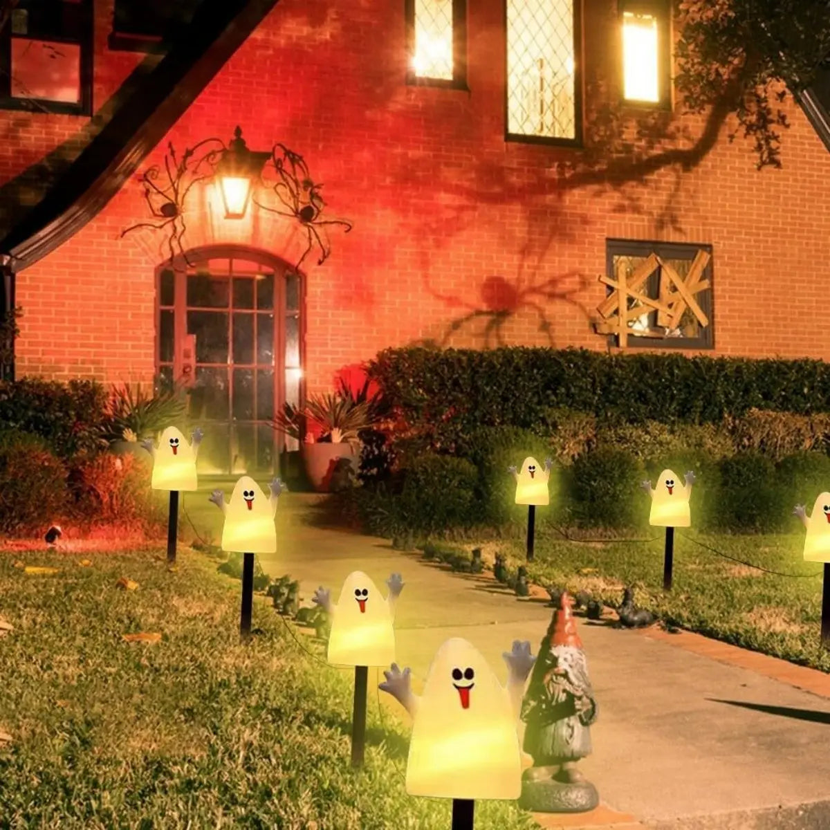Solar Yard Lights | 8 Lighting Modes | IP55 Outdoor Set of 5 | Trellis