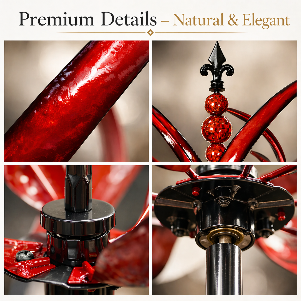 Weather Vane | Lotus Metal Wind Spinner | Rust-Resistant | Windbloom