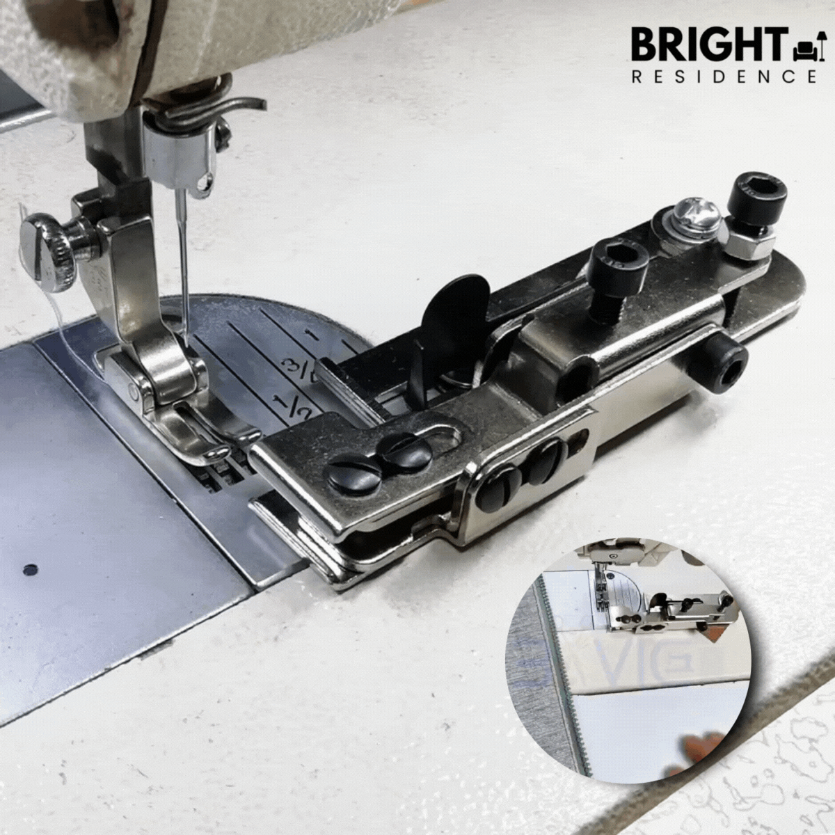 Zipper Foot | Snap On Fit for Most Machines | Stainless Steel | Anchor