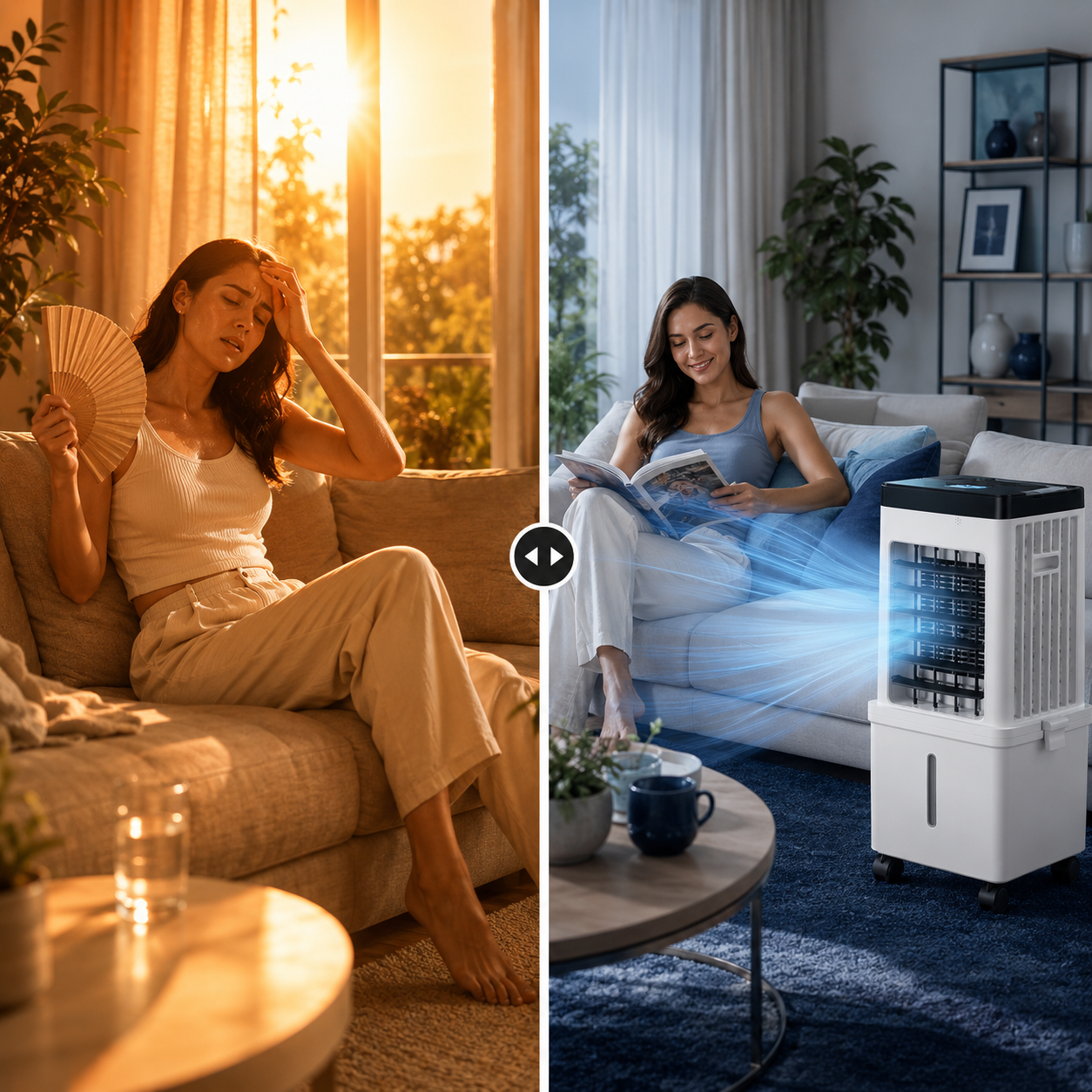 Isla 2-in-1 Air Cooler & Humidifier