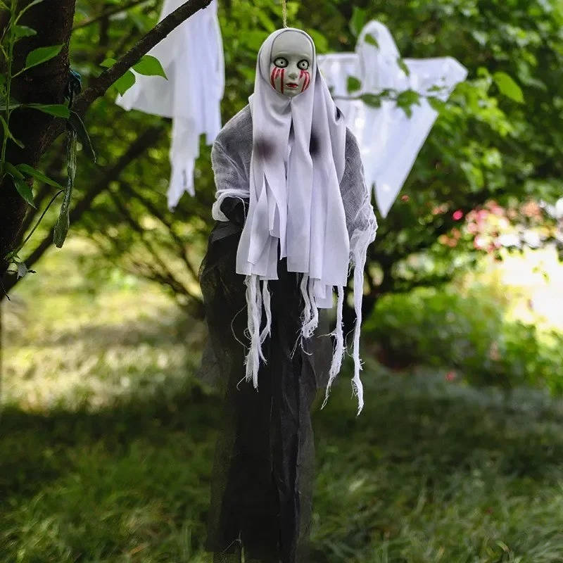 Hanging Halloween Decoration | 3 Ghost Styles | Weather Resistant Cloth | Tidal
