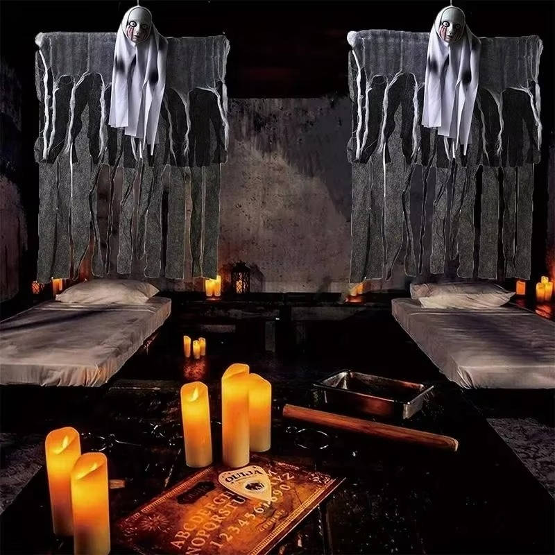 Hanging Halloween Decoration | 3 Ghost Styles | Weather Resistant Cloth | Tidal