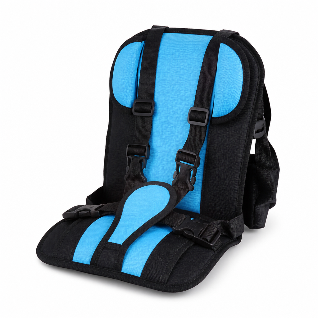 Five-Point Harness Foldable Child Travel Seat (Removable & Washable Cover)