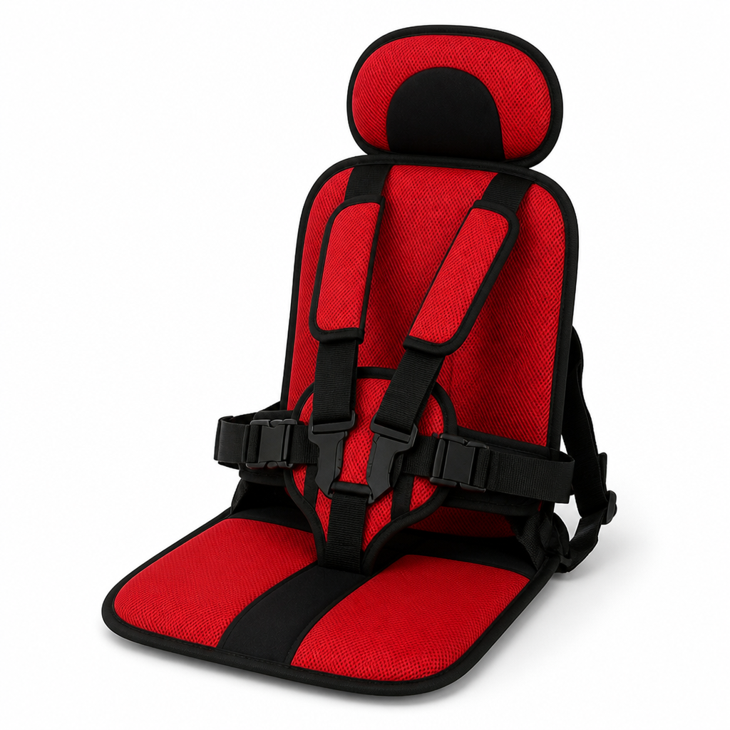 Five-Point Harness Foldable Child Travel Seat (Removable & Washable Cover)