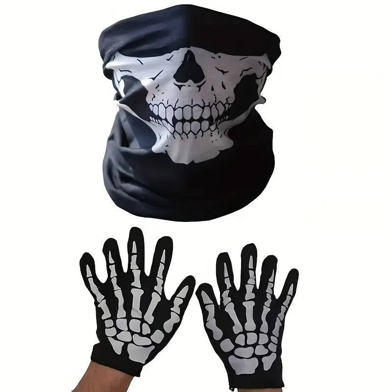 Adult Halloween Costume | Light-Up Red Eyes | Reaper Scythe | Raven