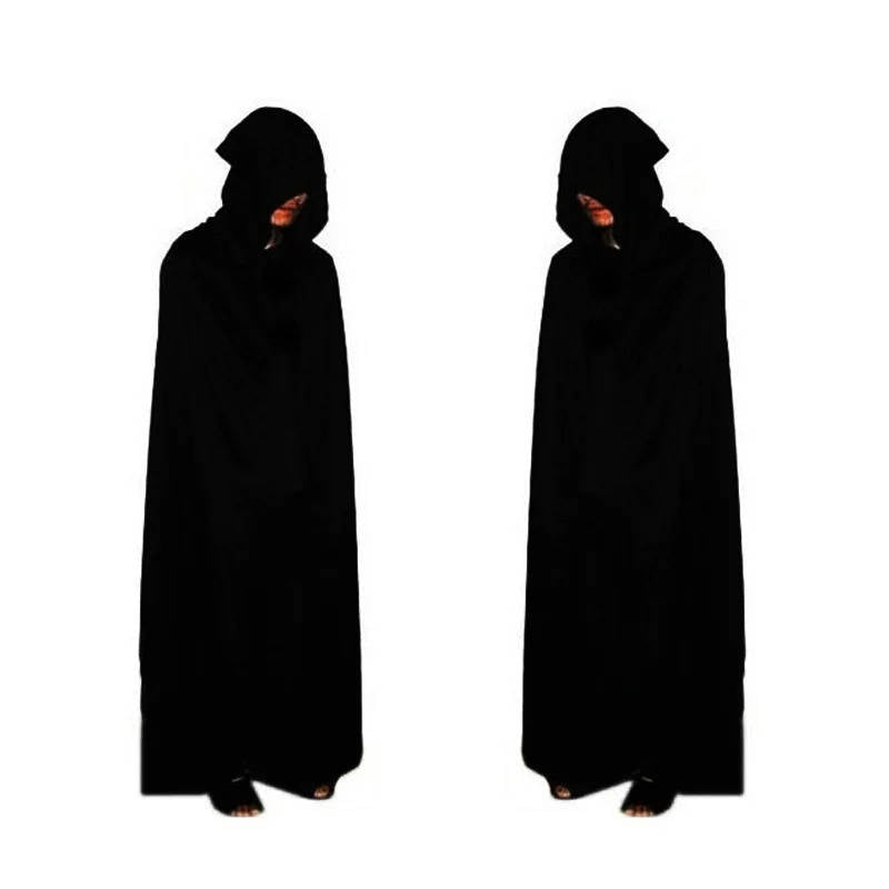 Adult Halloween Costume | Light-Up Red Eyes | Reaper Scythe | Raven